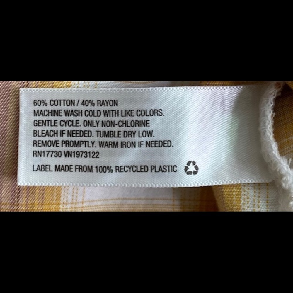 Universal Thread Women's Small Button Down Yellow… - image 6